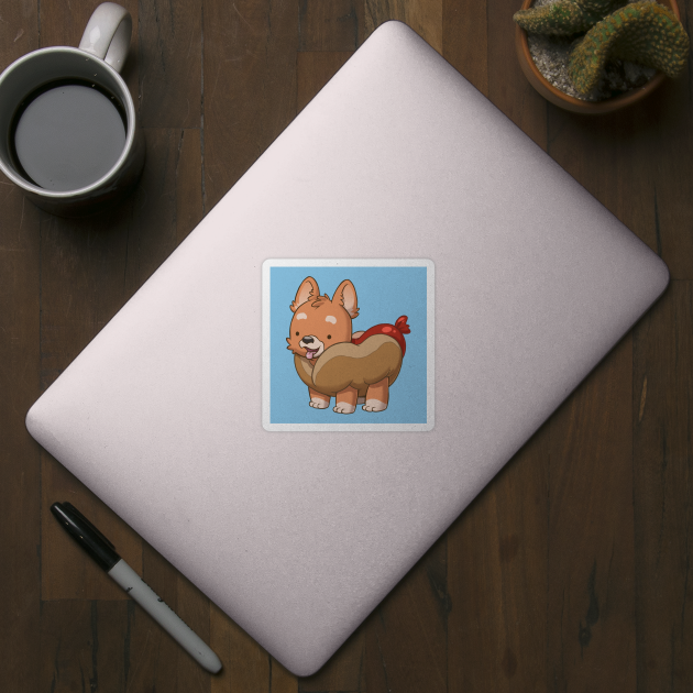 Corgi Dog by Dooomcat